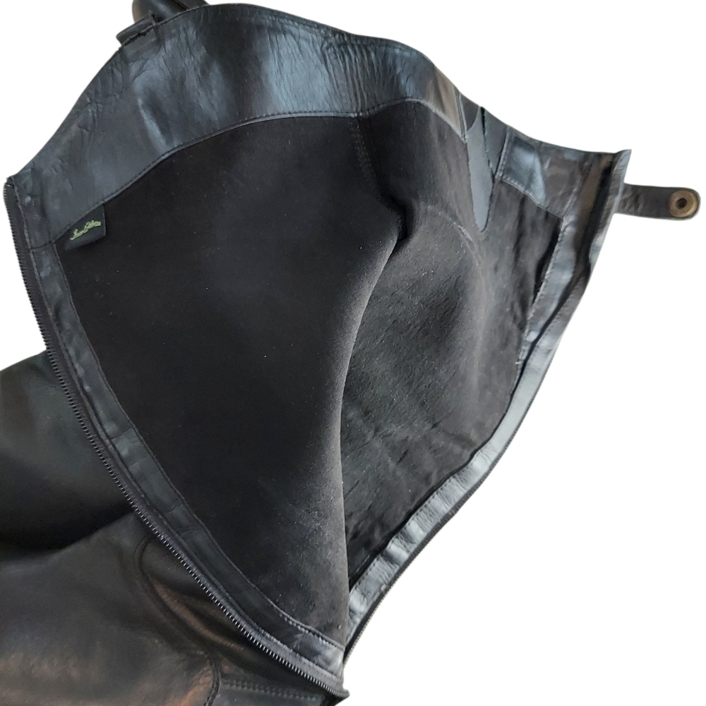 Sam Edelman Penny Black Leather Riding Boot - Picture 9 of 14